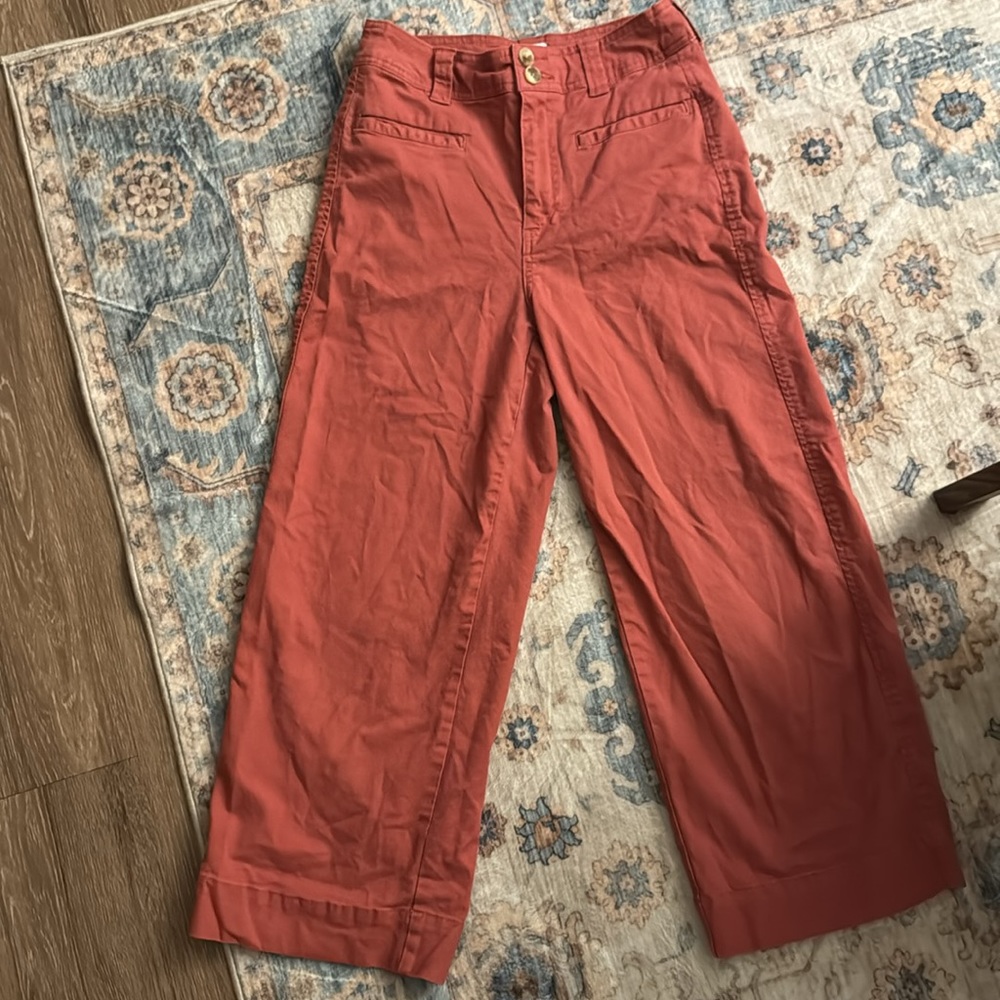 Elastic Wide Leg Trousers
